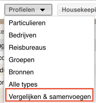 profielen menu1